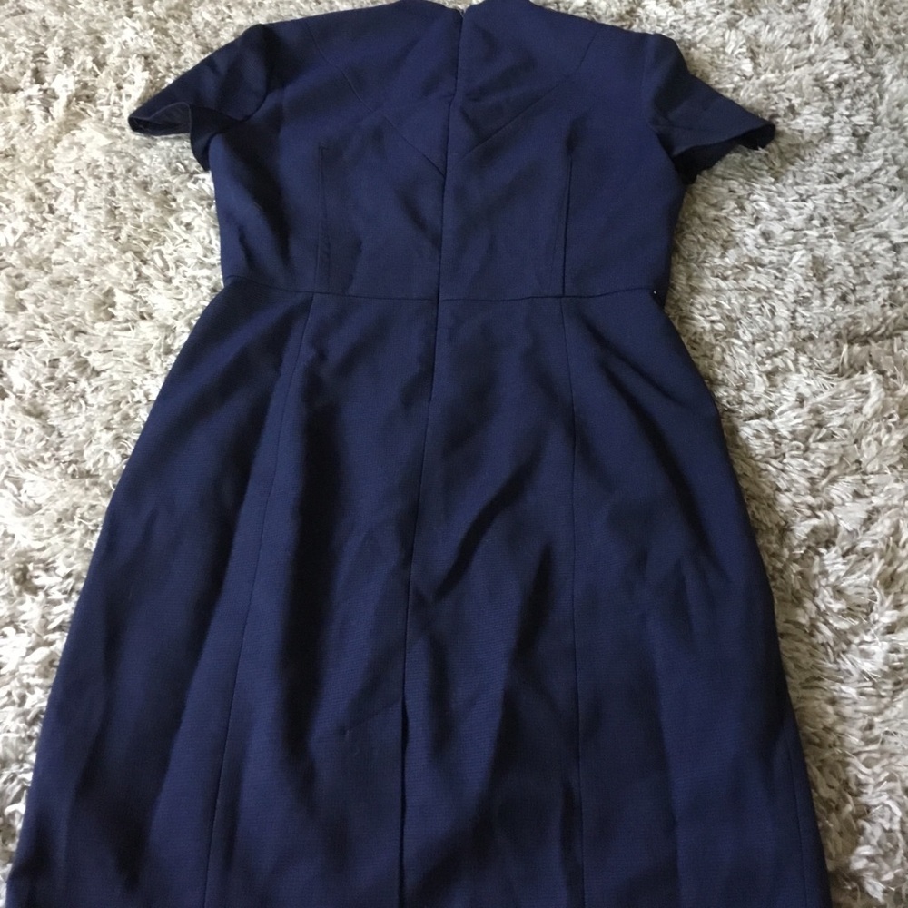 Reiss size 8 Elegant Navy Blue Dress - Picture 12 of 13